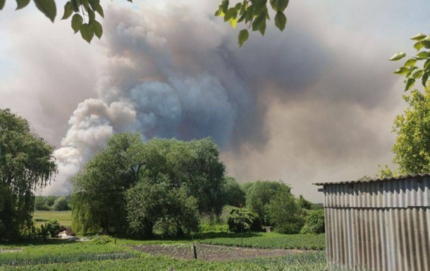 На Харківщині через обстріл РФ зайнявся ліс