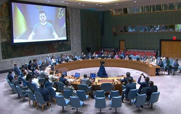 Зеленський запропонував виключити РФ із Ради безпеки ООН