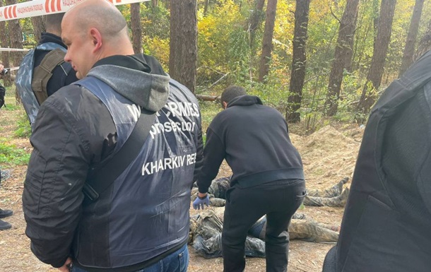 На Харківщині виявлено тіла двох страчених людей. 18+