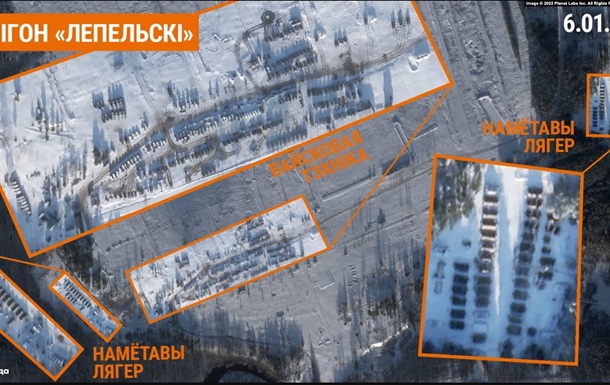 З явилися супутникові знімки російського полігону в Білорусі