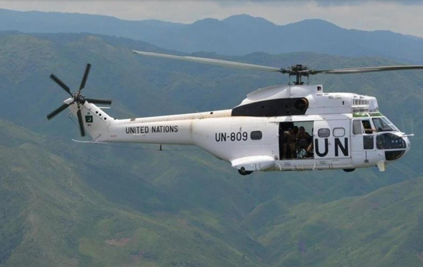 У Конго обстріляли вертоліт місії ООН