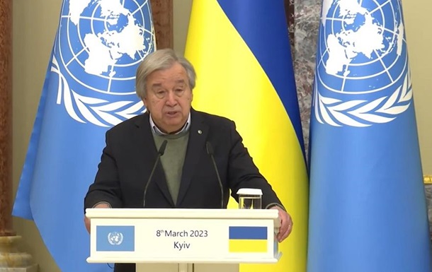 Війна в Україні: Гутерріш назвав кінцеву мету ООН