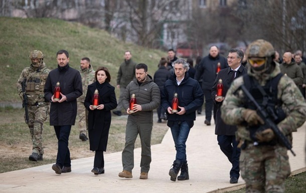 Європейські лідери вшанували пам ять жертв у Бучі