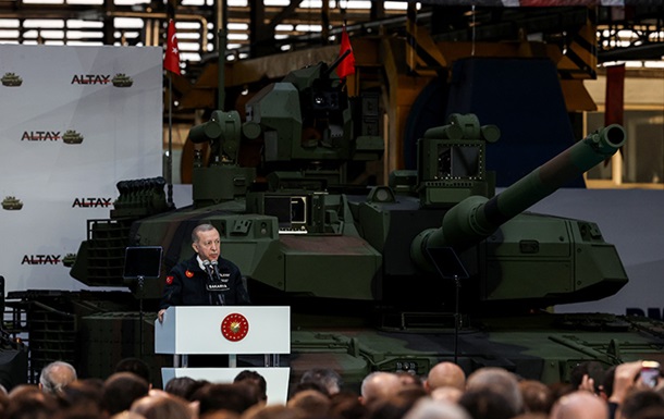 Ердоган представив новий турецький танк Altay