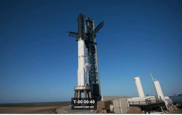 SpaceX скасувала запуск Starship за 40 секунд до старту