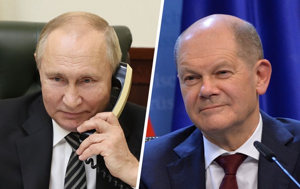 Шольц планує провести телефонну розмову з Путіним