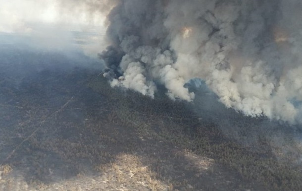У Казахстані триває масштабна лісова пожежа