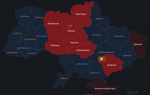У Києві та низці областей оголосили повітряну тривогу