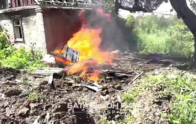 Військові РФ знищили макет замість танка