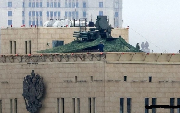 Панцир-С1 на даху МО РФ не збив дрон за 300 метрів від місця удару - ЗМІ