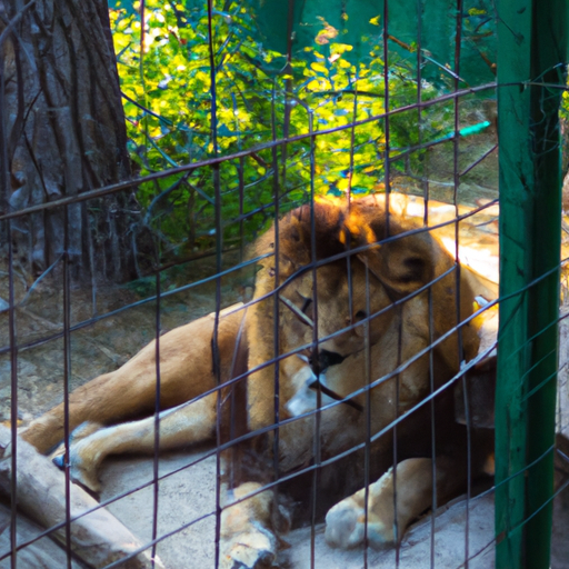 Лев у зоопарку забув про інстинкти через нахабство людей (відео)