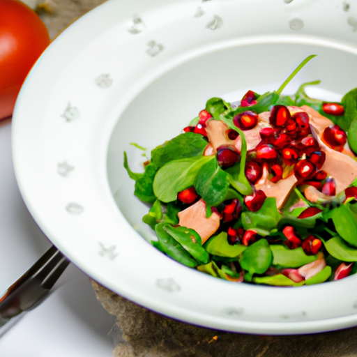 Салат з копченою грудкою «смарагдовий розсип» на святковий стіл