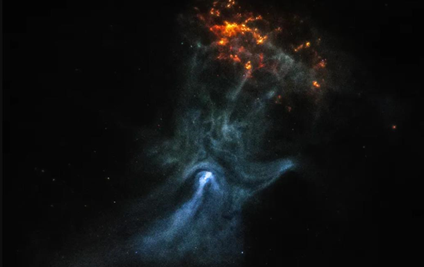 Телескопи NASA зробили фото космічної структури у формі руки