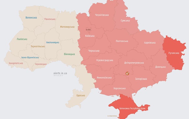 В Києві та низці областей оголошена повітряна тривога
