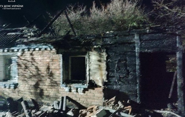 На Житомирщині під час пожежі загинули двоє людей