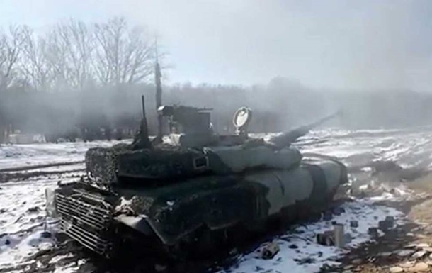 Нацгвардійці  вполювали  дроном танк Т-90М Прорив