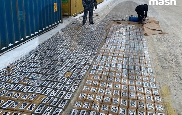 У російському порту вилучили понад тонну кокаїну