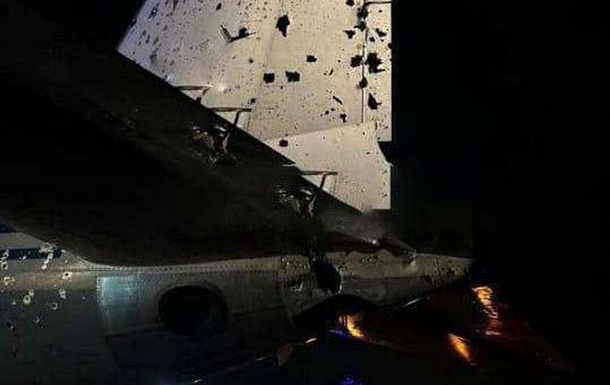 З явилося фото пошкодженого російського Іл-22