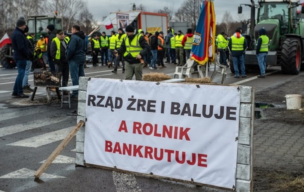 Польські фермери анонсували повну блокаду прикордонних переходів з Україною