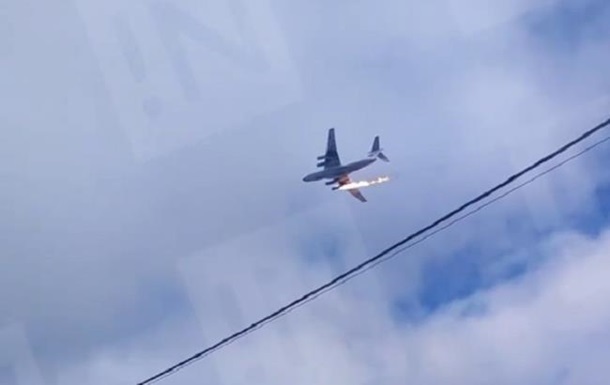 Момент падіння Іл-76 в Росії потрапив на відео