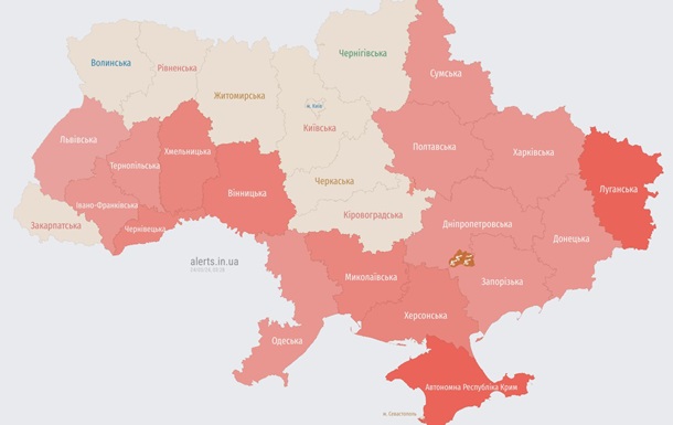 В Україні оголошена повітряна тривога через загрозу балістики