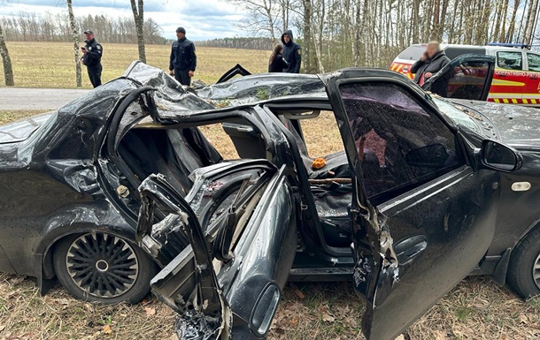 На Чернігівщині дерево впало на автомобіль, є загиблі