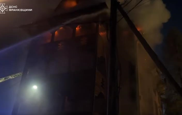 На Івано-Франківщині сталася пожежа в готелі