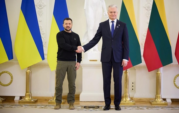Зеленський провів переговори з Наусєдою у Вільнюсі